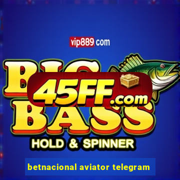 betnacional aviator telegram